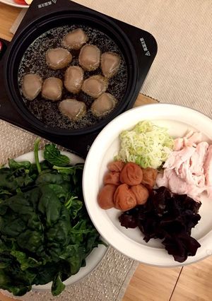 糖質制限！梅煮鍋-レシピのメイン写真