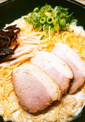 簡単！すりゴマと牛乳DE汁かけ焼きそば♪-レシピのメイン写真