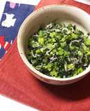 ごはんのおともに♡青菜じゃこ炒め
