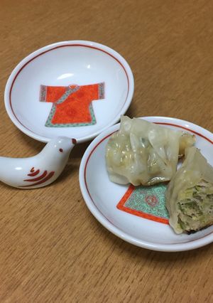 刻み昆布とオクラいり、あっさり餃子♪-レシピのメイン写真