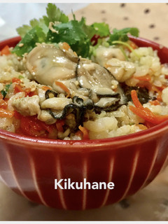 塩とんこつスープ➕牡蠣バター炊き込みご飯-レシピのメイン写真