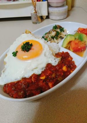 ヘルシー♡高野豆腐でドライカレー♡-レシピのメイン写真