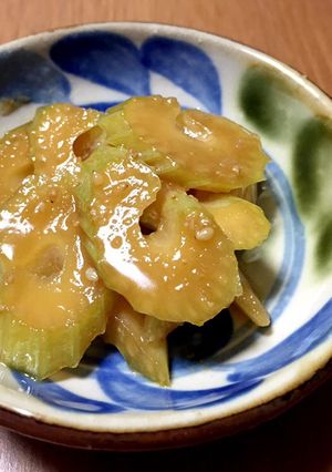 旨！簡単やみつきセロリ☆漬物おつまみに♪-レシピのメイン写真