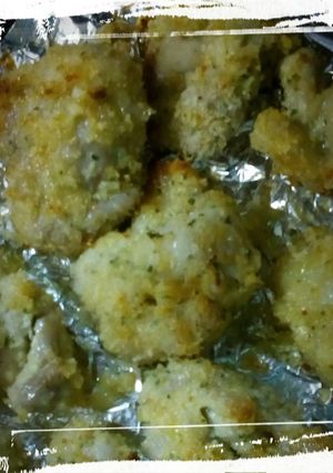 ポリ袋一つ簡単時短!鶏のパン粉焼き-レシピのメイン写真