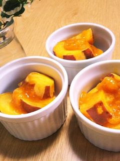みかん救済!みんな大好きお芋の蜜柑煮-レシピのメイン写真