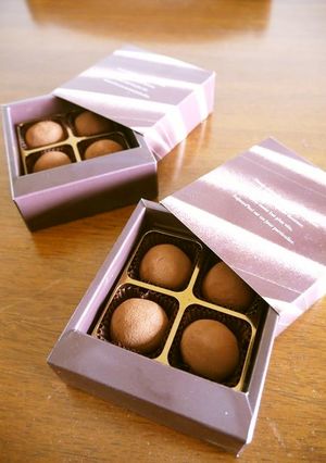 【材料4つ】簡単！チョコレートトリュフ♪-レシピのメイン写真