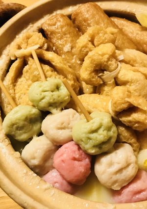 ４層に具材を重ねるおでん風の寄せ鍋-レシピのメイン写真