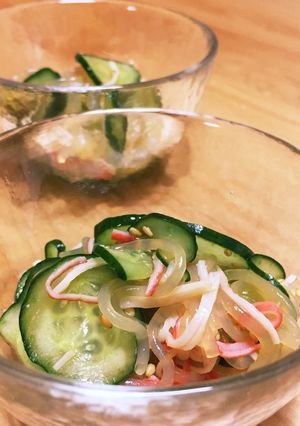 きゅうりとしらたきの酢の物-レシピのメイン写真