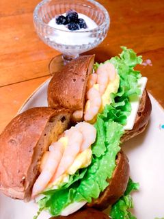 シュリンプサンド-レシピのメイン写真