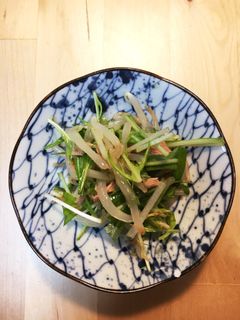 やみつき!水菜ともやしのナムル風和え☆-レシピのメイン写真