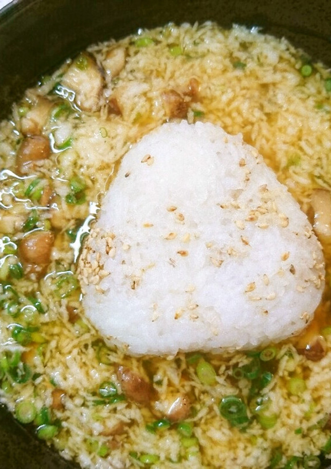 ラーメンスープ♥焼おにぎりこく旨とろろ汁-レシピのメイン写真