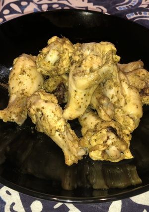 簡単！バジルローストチキン！手羽元で！-レシピのメイン写真