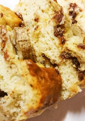 HMで簡単♫チョコバナナパウンドケーキ-レシピのメイン写真