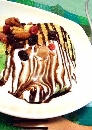 チョコミントパンケーキ-レシピのメイン写真