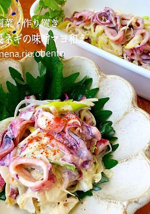 イカと長ネギの味噌マヨ和え-レシピのメイン写真