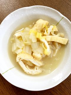体温まる、白菜と油揚げの煮物-レシピのメイン写真