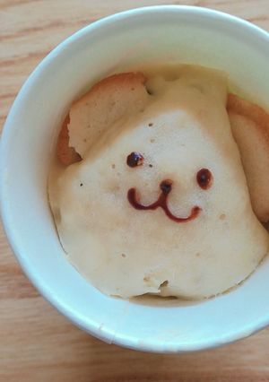 紙コップDE簡単♪クマさんバナナケーキ-レシピのメイン写真