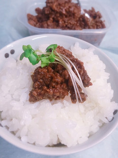ジャージャー麺の肉味噌ご飯-レシピのメイン写真