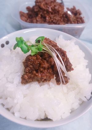 ジャージャー麺の肉味噌ご飯-レシピのメイン写真