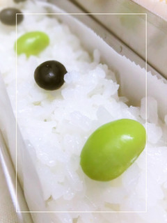 おとなのdeco弁✧黒&緑の翡翠ごはん-レシピのメイン写真