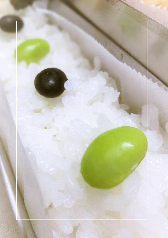 おとなのdeco弁✧黒＆緑の翡翠ごはん-レシピのメイン写真