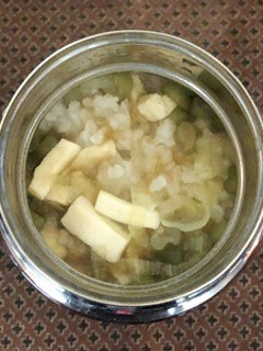 フードジャーで作る昆布茶粥-レシピのメイン写真