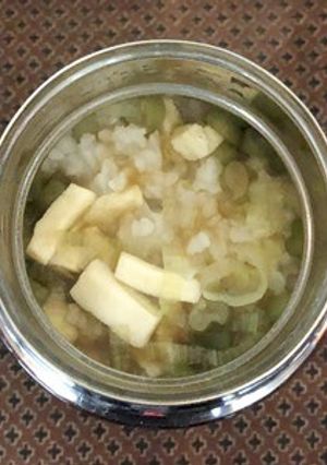 フードジャーで作る昆布茶粥-レシピのメイン写真