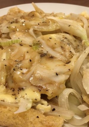 【ズボラマンの】油揚げのチーズ焼き-レシピのメイン写真