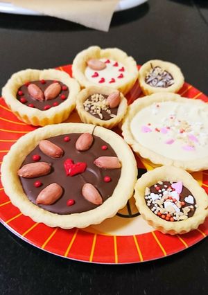 バレンタインに☆簡単可愛いチョコタルト-レシピのメイン写真
