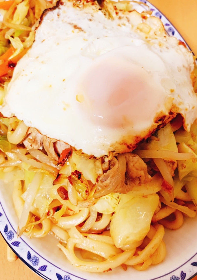 簡単焼うどん-レシピのメイン写真