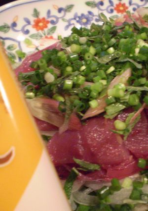 カツオをカラシで食べてみて☆-レシピのメイン写真