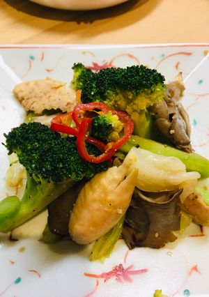 簡単！サラダチキンで彩り時短ソテー-レシピのメイン写真