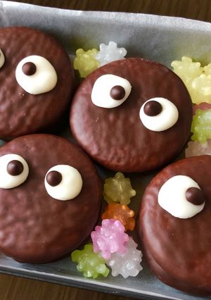 バレンタイン！まっくろくろすけチョコパイ-レシピのメイン写真