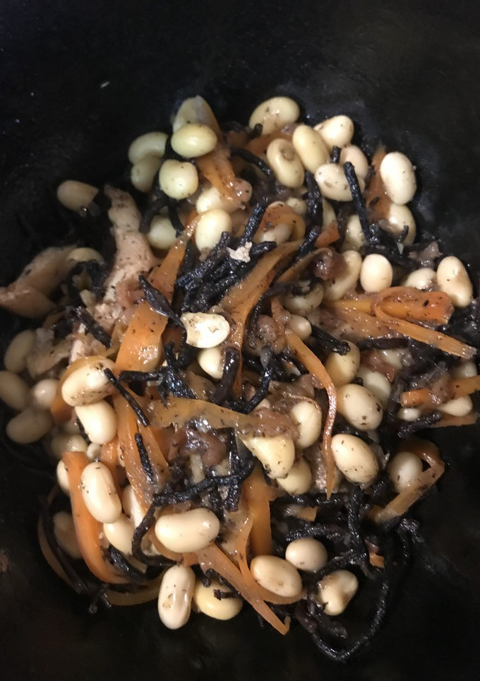 大豆とひじきの梅煮-レシピのメイン写真