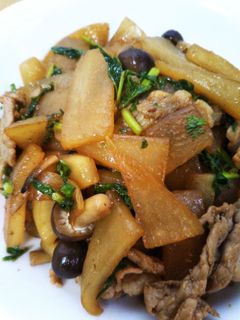 大根と豚肉のラクチン炒め煮-レシピのメイン写真
