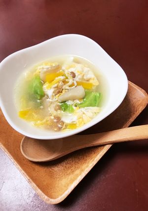 貝柱と本格鶏ガラダシの具沢山スープ-レシピのメイン写真