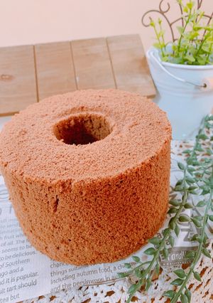 我が家のココアシフォンケーキ○＊-レシピのメイン写真