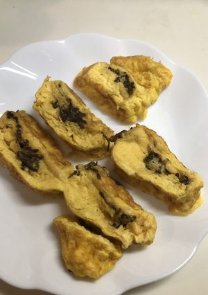 塩昆布で美味しいふわふわ卵焼き-レシピのメイン写真