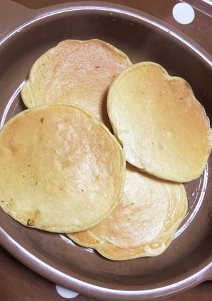 簡単離乳食♬手づかみバナナパンケーキ-レシピのメイン写真