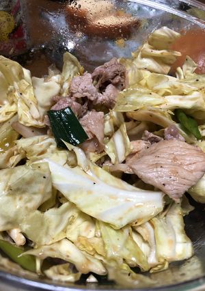 キャベツと長ネギのおつまみ-レシピのメイン写真