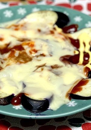 レンジだけ！ナスの簡単ズボラチーズ焼き-レシピのメイン写真