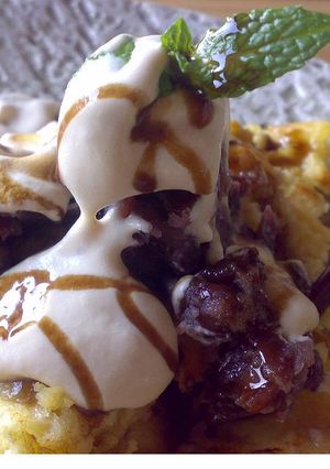 バナナパンケーキ粒あんクリーム-レシピのメイン写真
