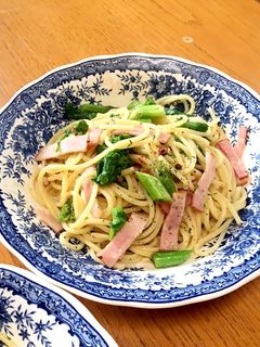 カンタン!ワンパン*菜花ペペロンチーノ-レシピのメイン写真