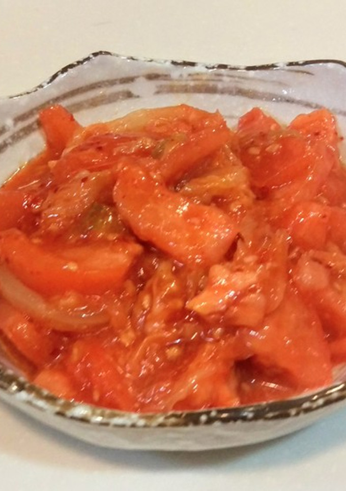 キムチとトマトの中華風和え物-レシピのメイン写真
