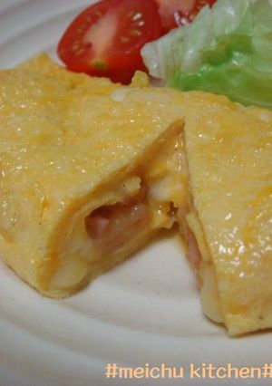 とろ～り♪ベーコンチーズオムレツ♪-レシピのメイン写真