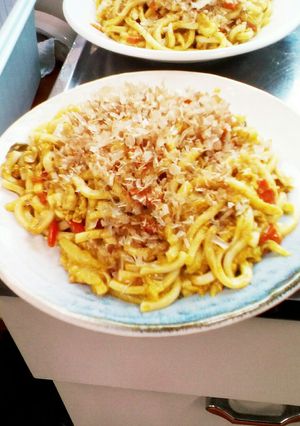混ぜて焼くだけカレー焼きうどん-レシピのメイン写真