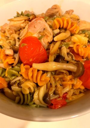 おかずパスタ☆ガーリックチキンパスタ-レシピのメイン写真