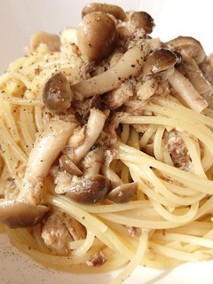 サバとキノコの和風ペペロンチーノ♪-レシピのメイン写真