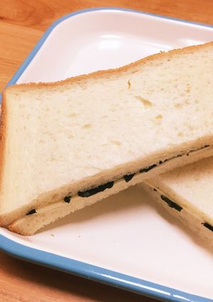 子ども大好き*･゜のりチーズサンド-レシピのメイン写真