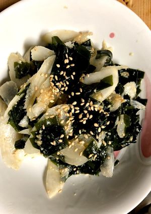 ウドとわかめの酢味噌和え-レシピのメイン写真